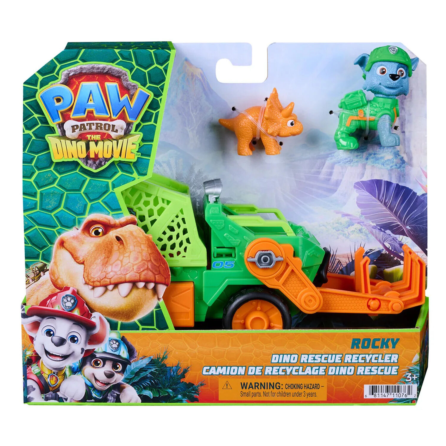 Veh&iacute;culo Paw Patrol Dino Movie Rocky image number 0.0